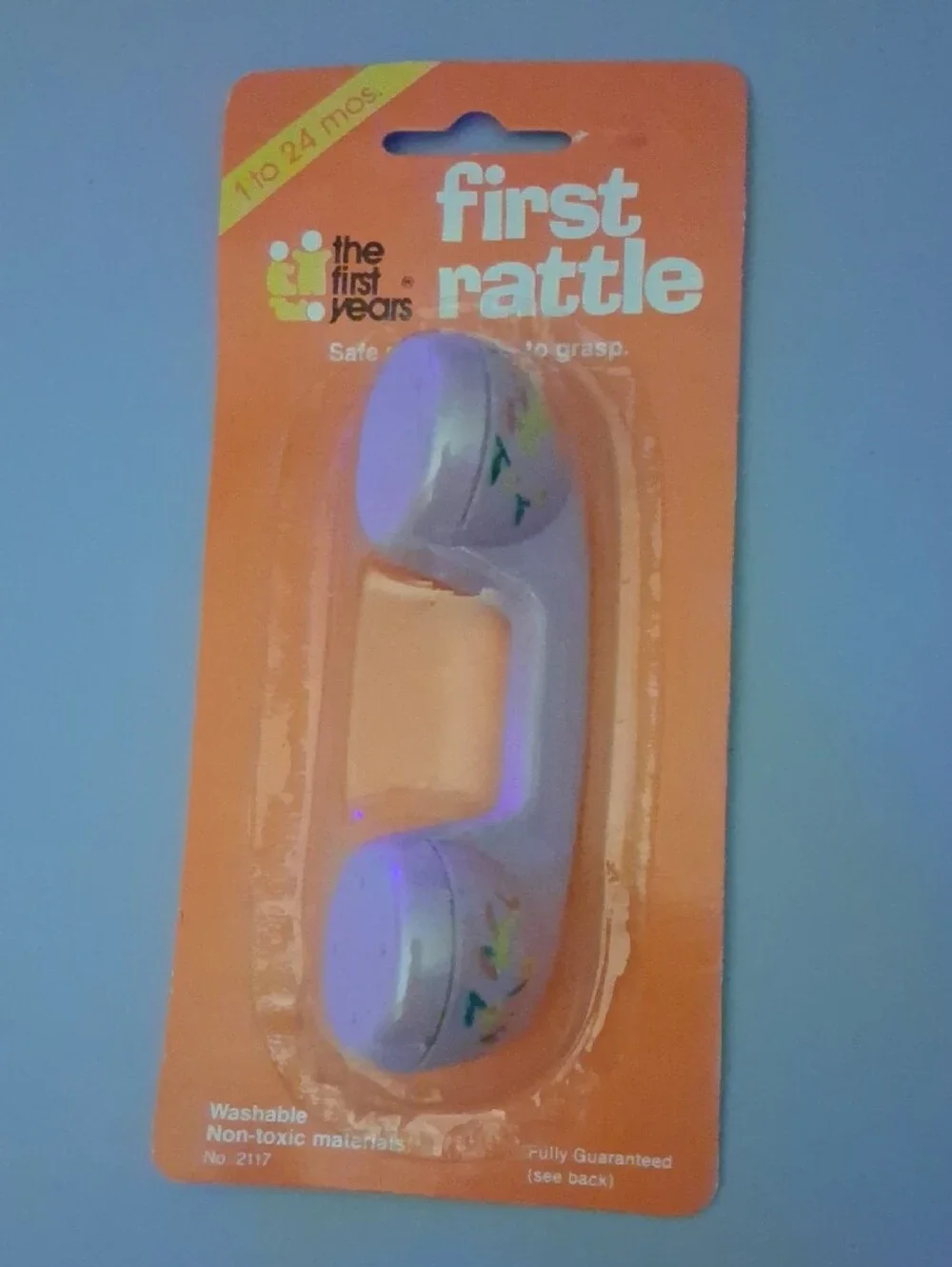 Vintage The First Years Telephone First Rattle Baby Pretend Play Toy